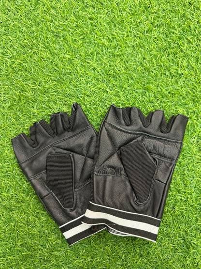 Premium Leather Weightlifting Gym Gloves | Half Finger Workout, Fitness & Training Gloves | Glore Fashion