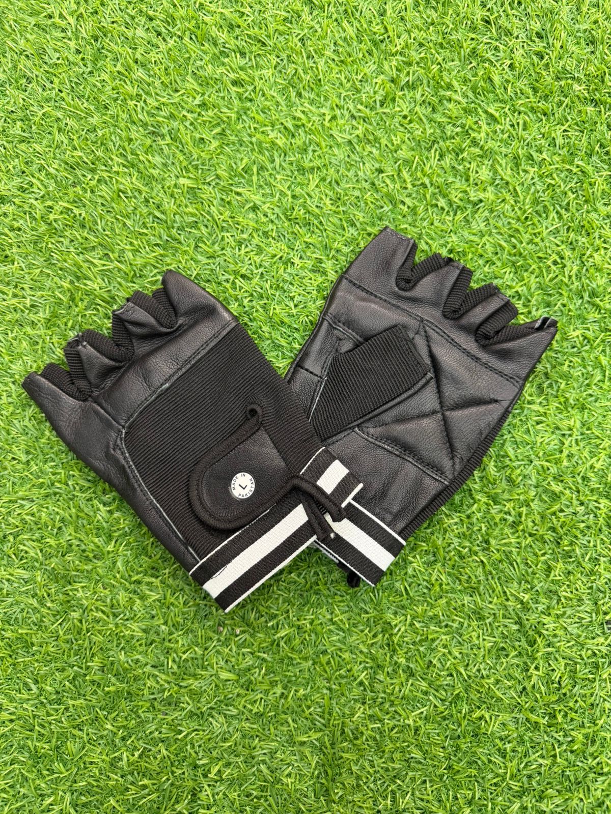 Premium Leather Weightlifting Gym Gloves | Half Finger Workout, Fitness & Training Gloves | Glore Fashion