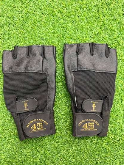 Glore Fashion Premium Leather Gym Gloves for Weightlifting, Bodybuilding, Cross Training & Fitness