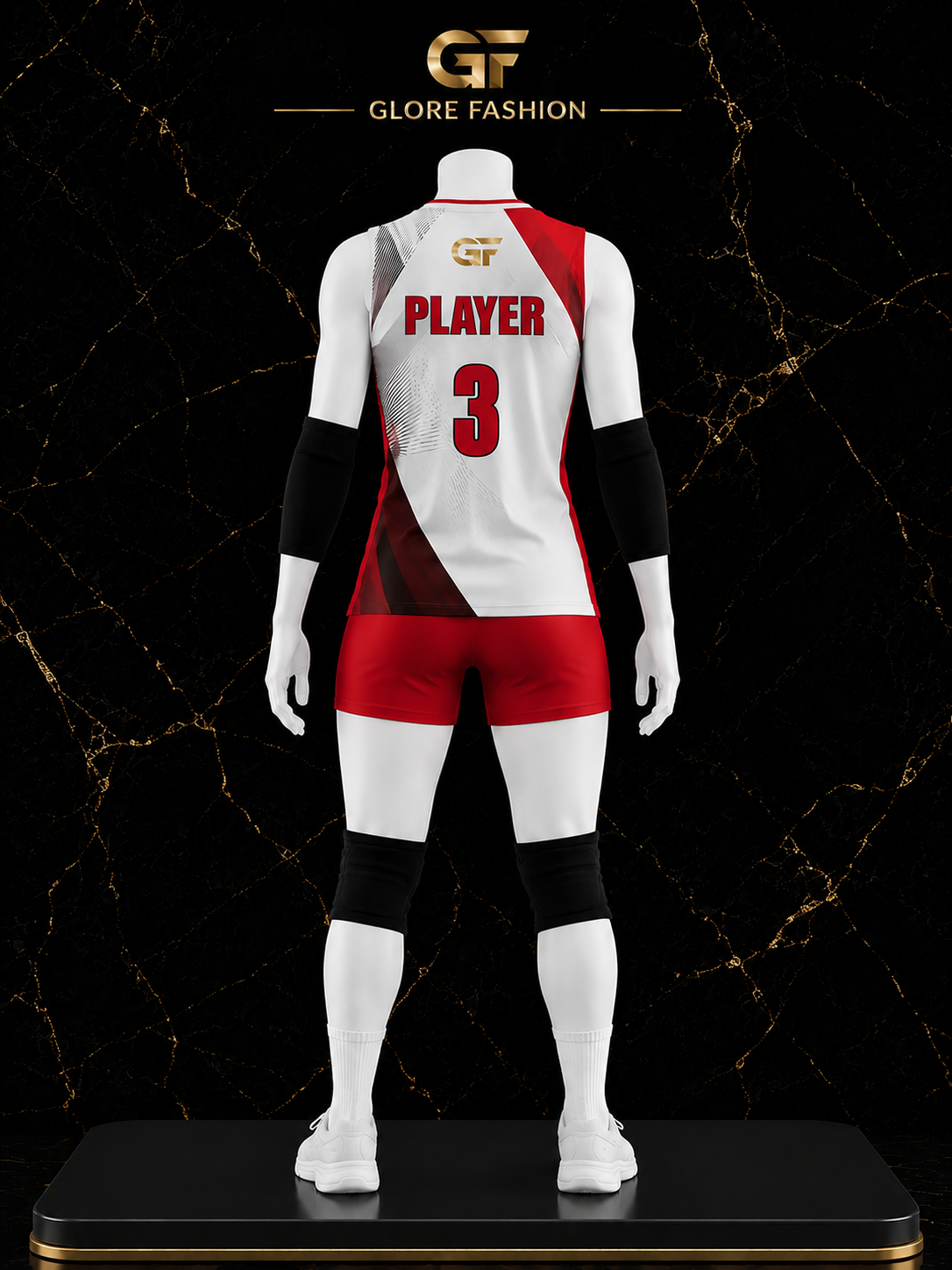 Women's Sleeveless Volleyball Uniform | Custom Sublimated Volleyball Uniform | Glore Fashion