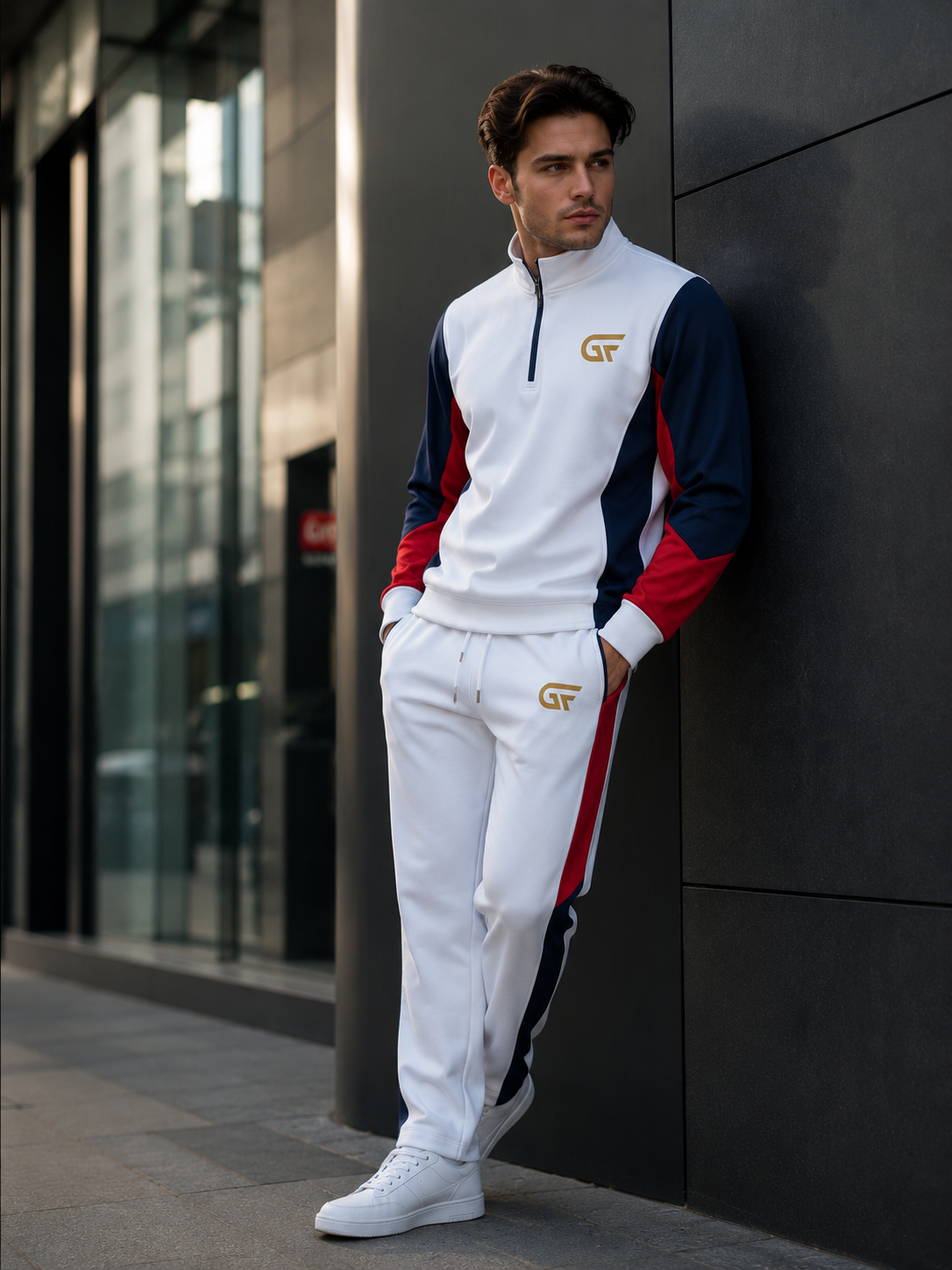 Premium Custom Quarter Zip Tracksuit | Unisex Team Tracksuit | Glore Fashion