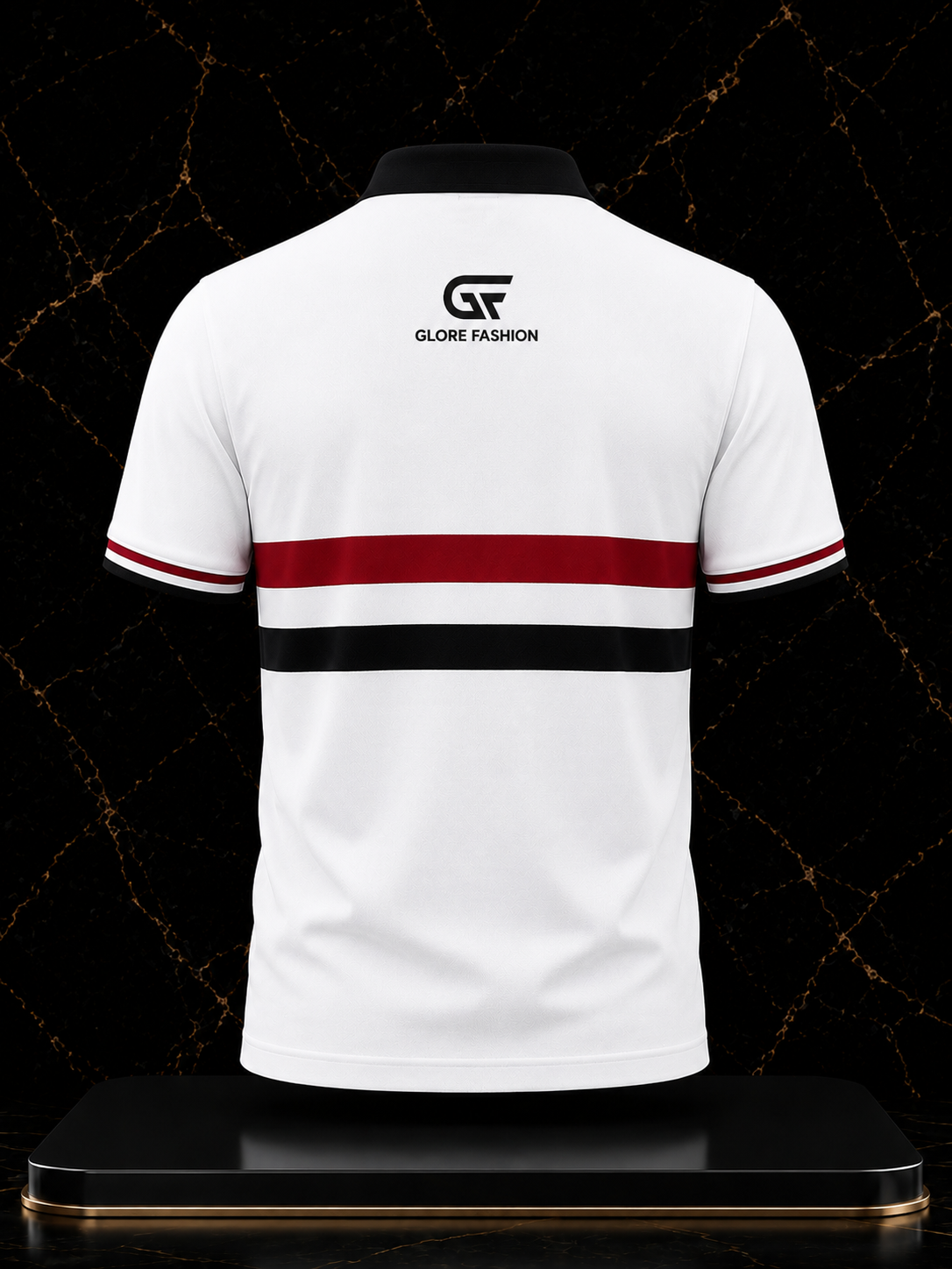 Custom White Premium Polo Shirt | Sublimation Corporate Polo Shirt | Embroidered Logo Polo | Custom Team & Staff Uniform | Glore Fashion