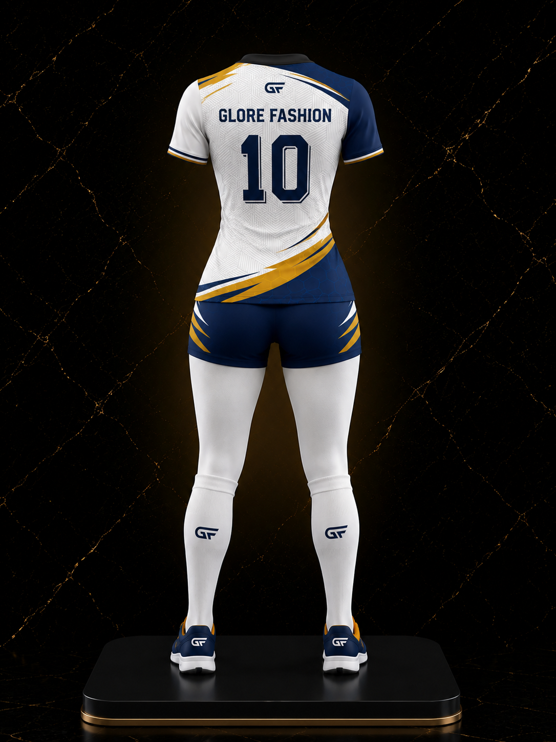 Women's Custom Volleyball Uniform Set – Premium Sublimated Jersey & Shorts | Glore Fashion