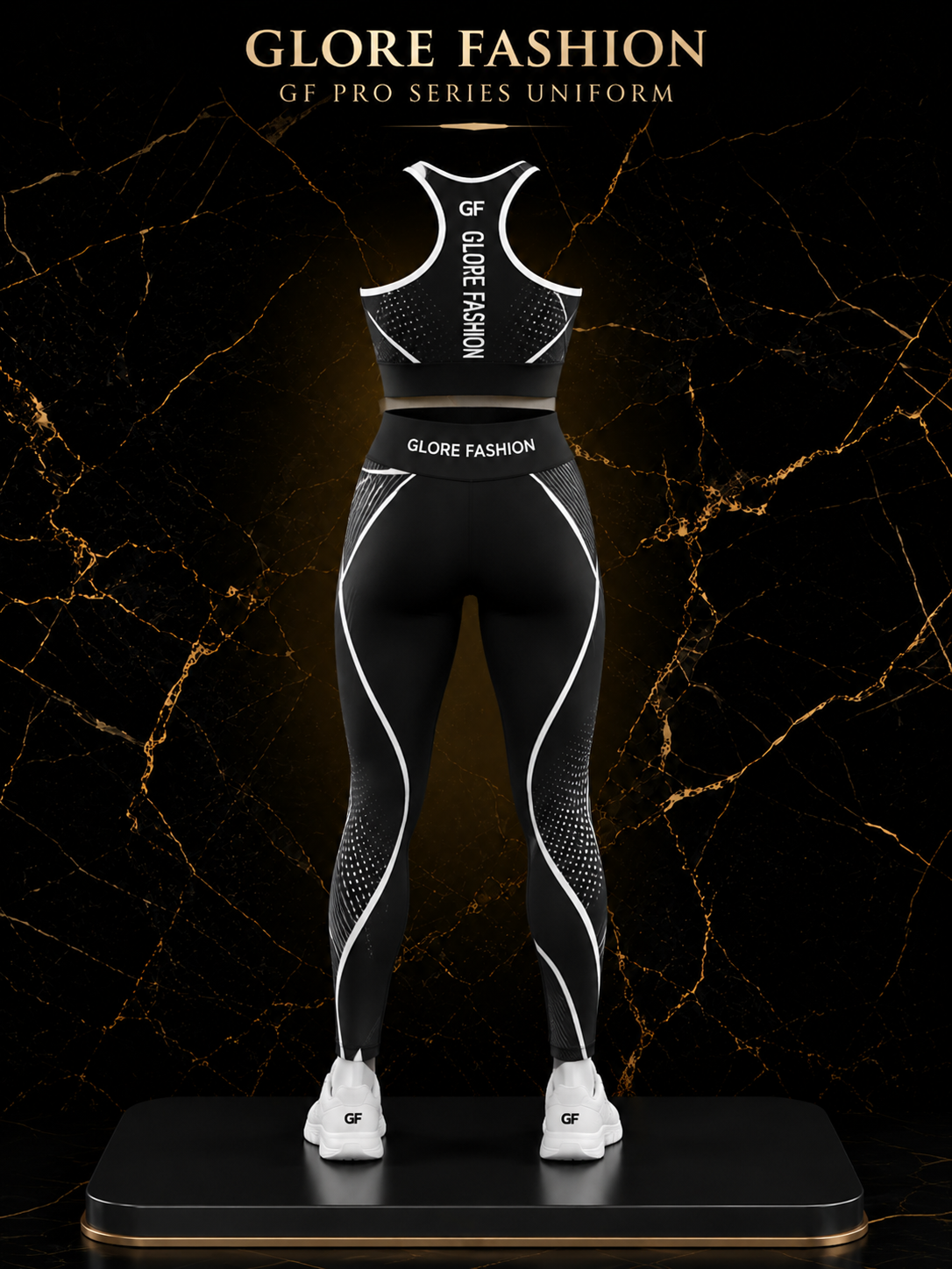Women's Performance Sports Bra & High-Waist Compression Leggings Set | Premium Gym & Yoga Activewear | Glore Fashion