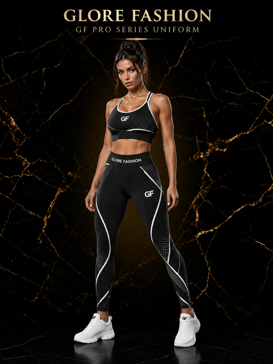 Women's Performance Sports Bra & High-Waist Compression Leggings Set | Premium Gym & Yoga Activewear | Glore Fashion