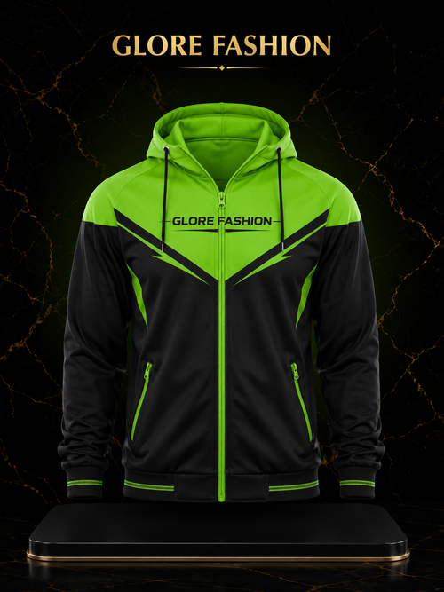 Custom Full Zip Hoodie | Premium Sports Zip-Up Hoodie | Glore Fashion