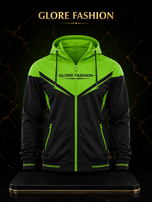 Custom Full Zip Hoodie | Premium Sports Zip-Up Hoodie | Glore Fashion