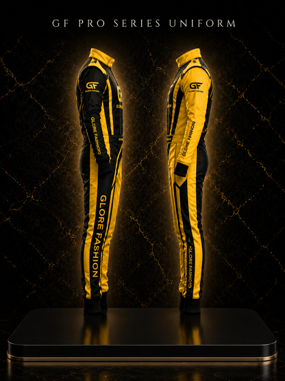 GF Pro Series Custom Karting Racing Suit | Premium Motorsport Overall | Custom Team Racing Uniform | Glore Fashion