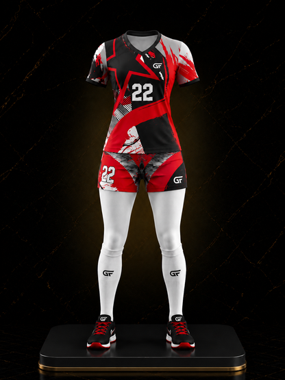 Women's Custom Volleyball Uniform Set – GF Pro Series | Premium Team Sportswear