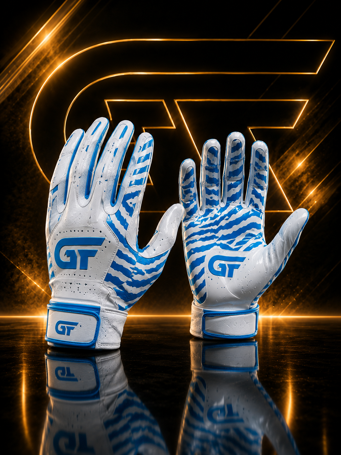 White Cyan Custom American Football Uniform | Zebra Wave Elite Series | Glore Fashion