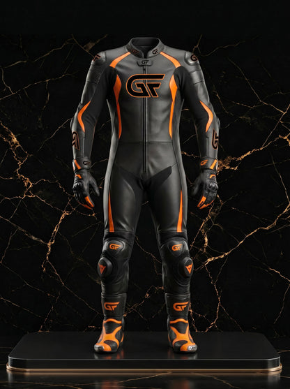 Custom Leather Motorcycle Racing Suit – Glore Fashion Pro Series | CE Protection Ready | Fully Customizable