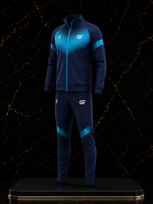 Custom Men's Athletic Tracksuit Set – Premium Sports Jacket & Jogger Pants | Glore Fashion