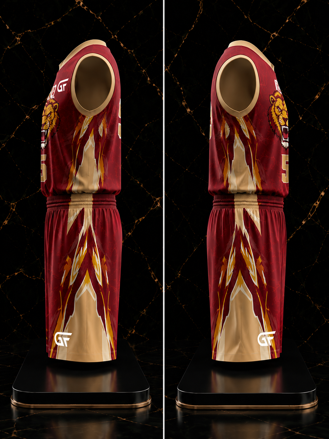 Custom Sublimated Basketball Uniform | Premium Team Jersey & Shorts | Fully Customizable | Glore Fashion