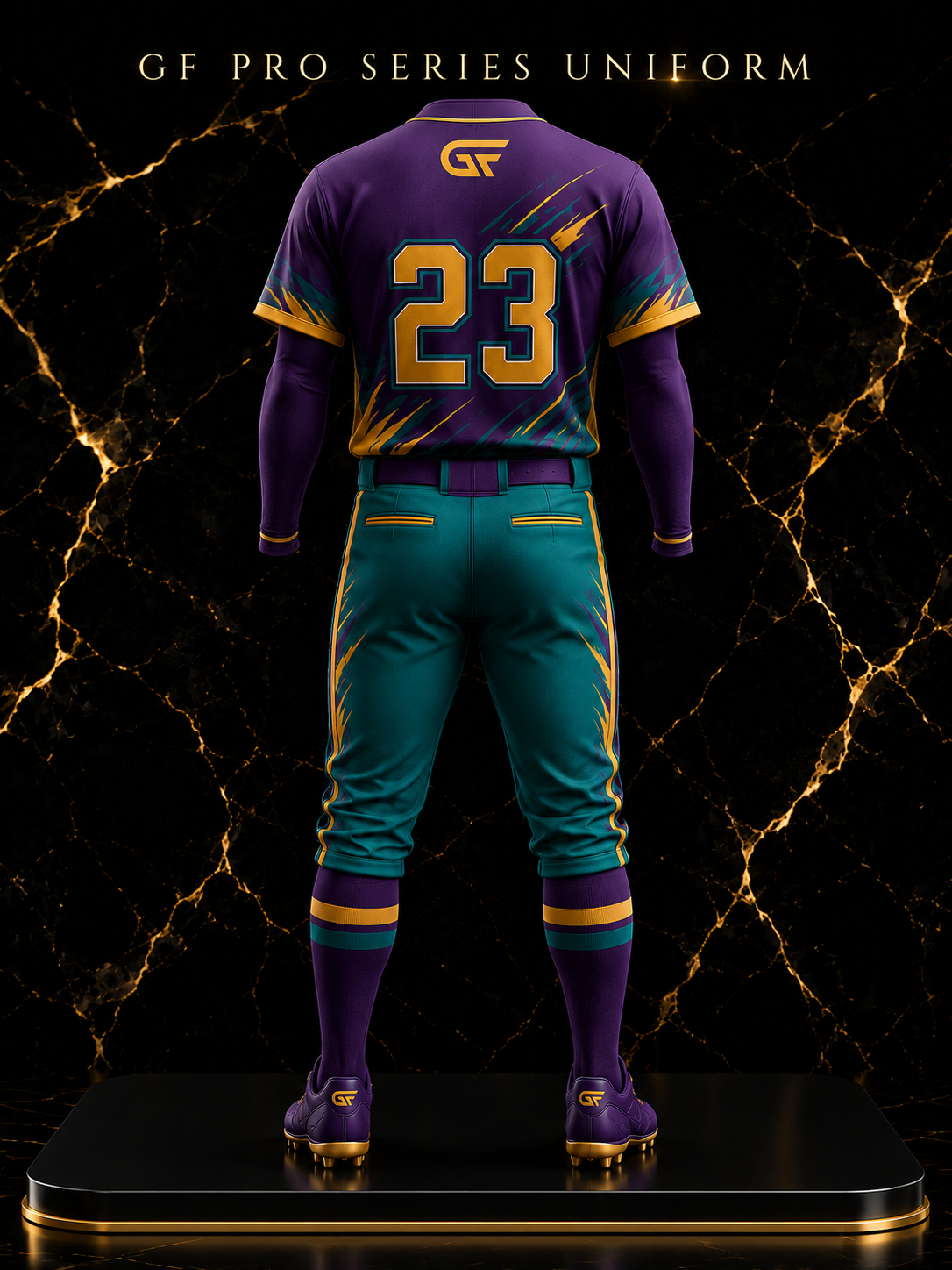 Purple Tiger Custom Baseball Uniform Set | Sublimated Team Jersey & Pants | Glore Fashion